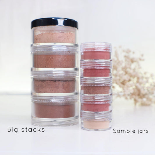 Stackable Sample Jars - 3 stacks